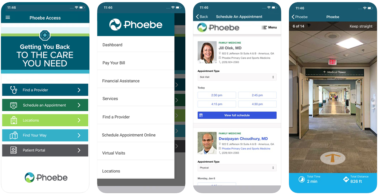 Phoebe’s Access app is your go to app when you need good healthcare. 